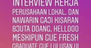 Viral anak UI Fresh Graduate menolak gaji 8 juta