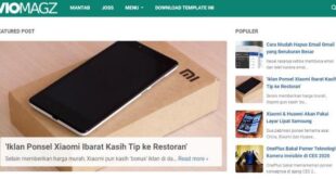 VioMagz Template Mas Sugeng telah rilis update terbaru