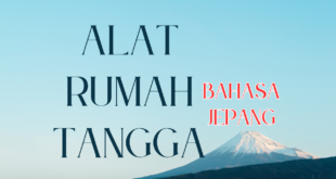 Alat Rumah tangga dalam bahasa Jepang